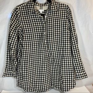 J. Jill flannel tunic w/ pockets (S)